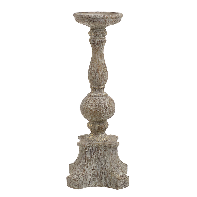 INART ΚΗΡΟΠΗΓΙΟ POLYRESIN ANΤΙΚΕ ΜΠΕΖ ΧΡΥΣΟ 13Χ13Χ35,5 3-70-364-0005