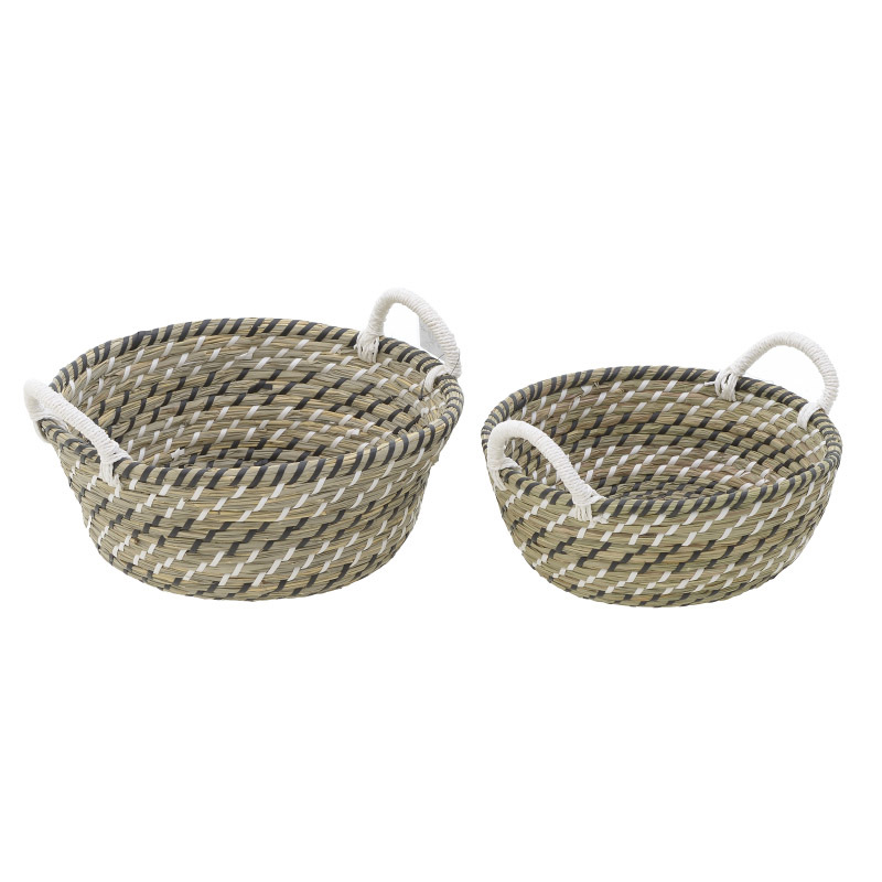 INART ΣΕΤ ΤΩΝ 2 ΚΑΛΑΘΙ ΨΑΘΙΝΟ NATURAL ΜΑΥΡΟ Δ34Χ15 3-70-367-0037