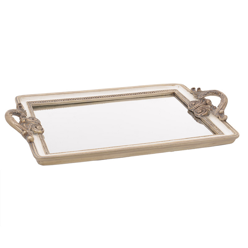 INART ΔΙΣΚΟΣ ΚΑΘΡΕΠΤΗΣ POLYRESIN ΕΚΡΟΥ ΧΡΥΣΟΣ 39Χ25Χ2 3-70-383-0011