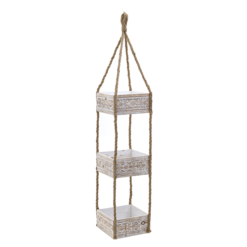 INART ΚΑΣΠΩ 3ΘΕΣΕΙΣ ΚΡΕΜΑΣΤΟ ΞΥΛΙΝΟ 24Χ24Χ120 3-70-544-0011