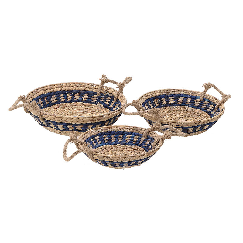 INART ΣΕΤ ΤΩΝ 3 ΚΑΛΑΘΙ ΨΑΘΙΝΟ NATURAL ΜΑΥΡΟ Δ43Χ12 3-70-561-0075