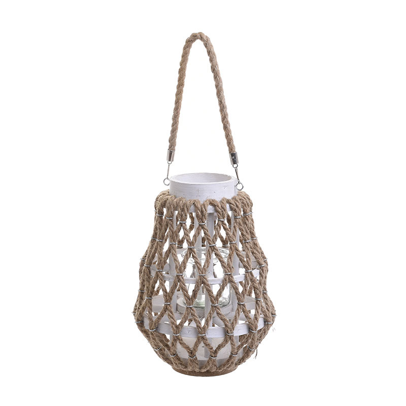 INART ΦΑΝΑΡΙ ΞΥΛΙΝΟ ΜΕ ΣΧΟΙΝΙ ΛΕΥΚΟ/NATURAL Δ22X30/50 3-70-633-0011