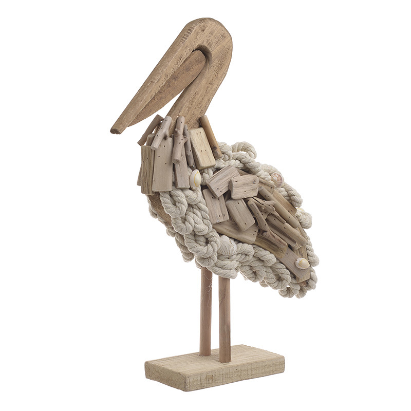INART ΠΕΛΕΚΑΝΟΣ ΞΥΛΙΝΟΣ NATURAL ΜΠΕΖ 29X12X45 3-70-640-0005