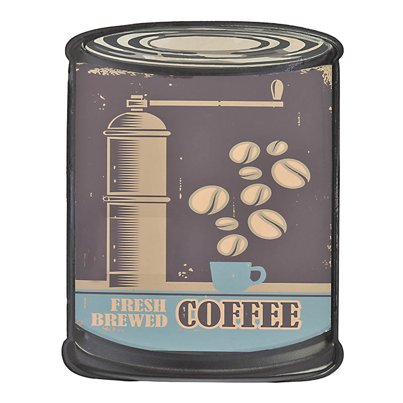 Διακοσμητικό Μεταλλικό Τοίχου Coffee 20X26 3-70-773-007