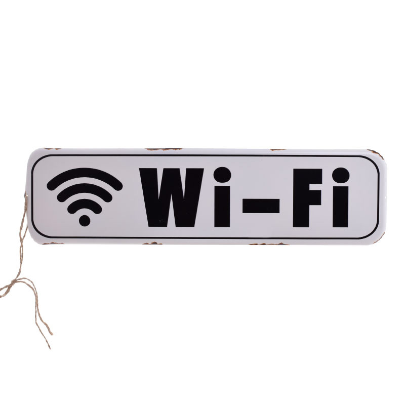 INART ΔΙΑΚΟΣΜΗΤΙΚΟ ΤΟΙΧΟΥ ΜΕΤΑΛΛΙΚΟ ‘WI-FI’ 70X1X20 3-70-773-0096