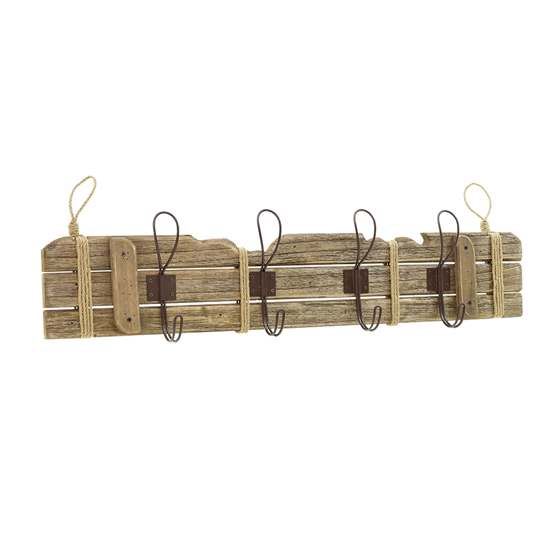 INART ΚΡΕΜΑΣΤΡΑ 4 ΘΕΣΕΩΝ ΞΥΛΙΝΗ NATURAL 99.5Χ11Χ23.5 3-70-887-0096
