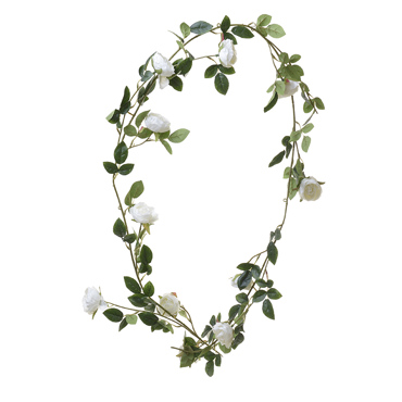 Inart Γιρλάντα Κλαδί Πράσινη Λευκή Μ200 3-85-084-0038