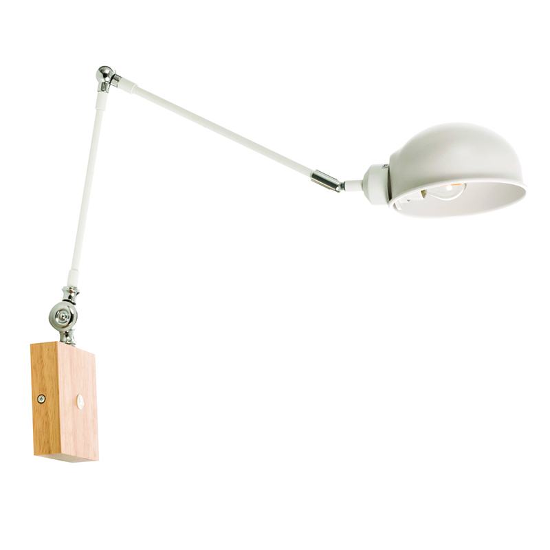 INLIGHT ΑΠΛΙΚΑ TOIXOY ΜΕΤΑΛΛΙΚΗ ΛΕΥΚΗ 43386