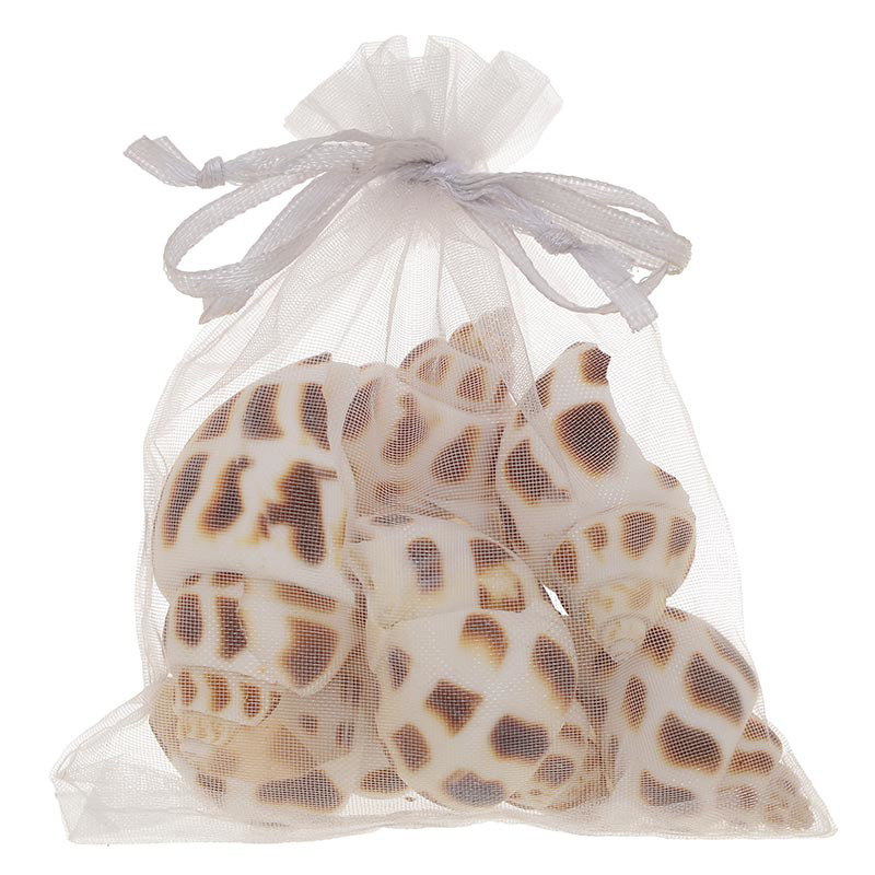 Inart Διακοσμητικά Κοχύλια σε Πουγκί 10.5X9.5X4.5 4-70-