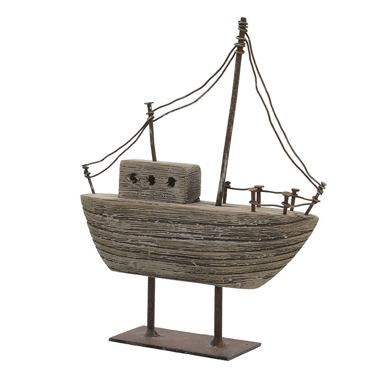 INART ΚΑΡΑΒΙ ΜΙΝΙΑΤΟΥΡΑ ΞΥΛΙΝΟ ΚΑΦΕ 16X3X14 4-70-727-0002