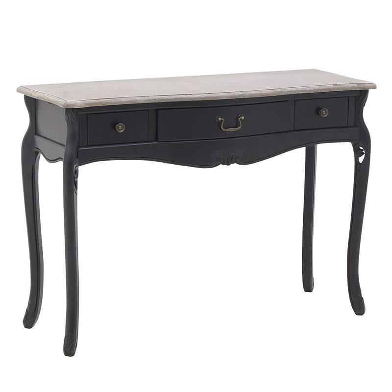 INART ΚΟΝΣΟΛΑ ΞΥΛΙΝΗ ΜΑΥΡΗ ATURAL 110X70X78 3-50-482-0124