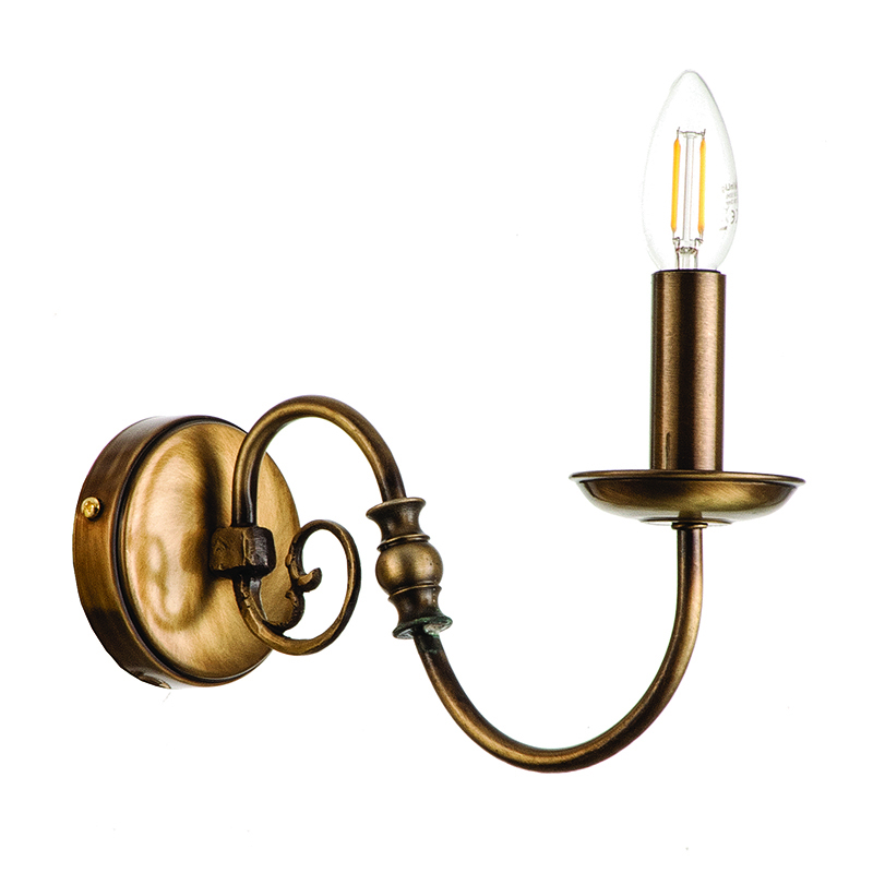 INLIGHT ΑΠΛΙΚΑ ΤΟΙΧΟΥ ΜΕΤΑΛΛΙΚΗ ΟΞΥΝΤΕ E14 30cm 43369