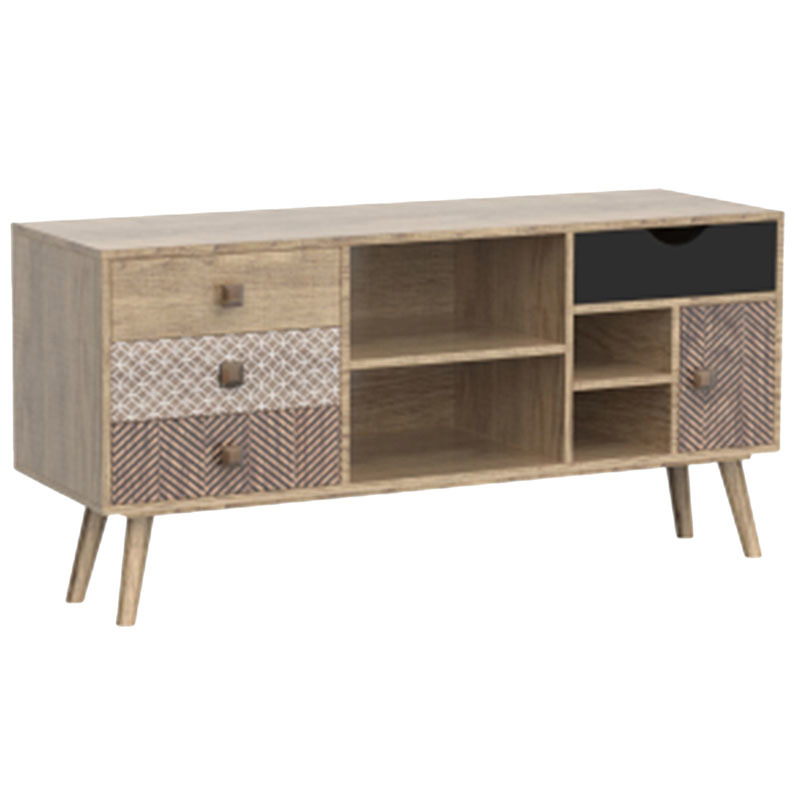 INART ΕΠΙΠΛΟ TV ΞΥΛΙΝΟ NATURAL 120X39X64 6-50-308-0003