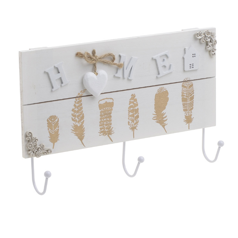 INART ΚΡΕΜΑΣΤΡΑ 3 ΘΕΣΕΩΝ ΞΥΛΙΝΗ HOME 30X5X19 6-70-151-0023