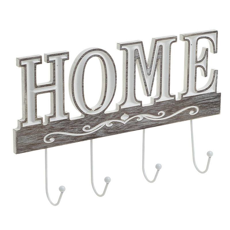 INART ΚΡΕΜΑΣΤΡΑ ΤΟΙΧΟΥ HOME ΛΕΥΚΗ/ΓΚΡΙ 34Χ4Χ21 6-70-151-0059