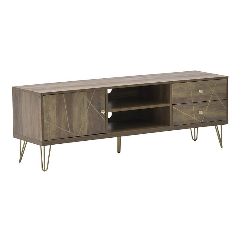 INART ΕΠΙΠΛΟ TV ΜΕΛΑΜΙΝΗ NATURAL 150X40X50 6-50-020-0006