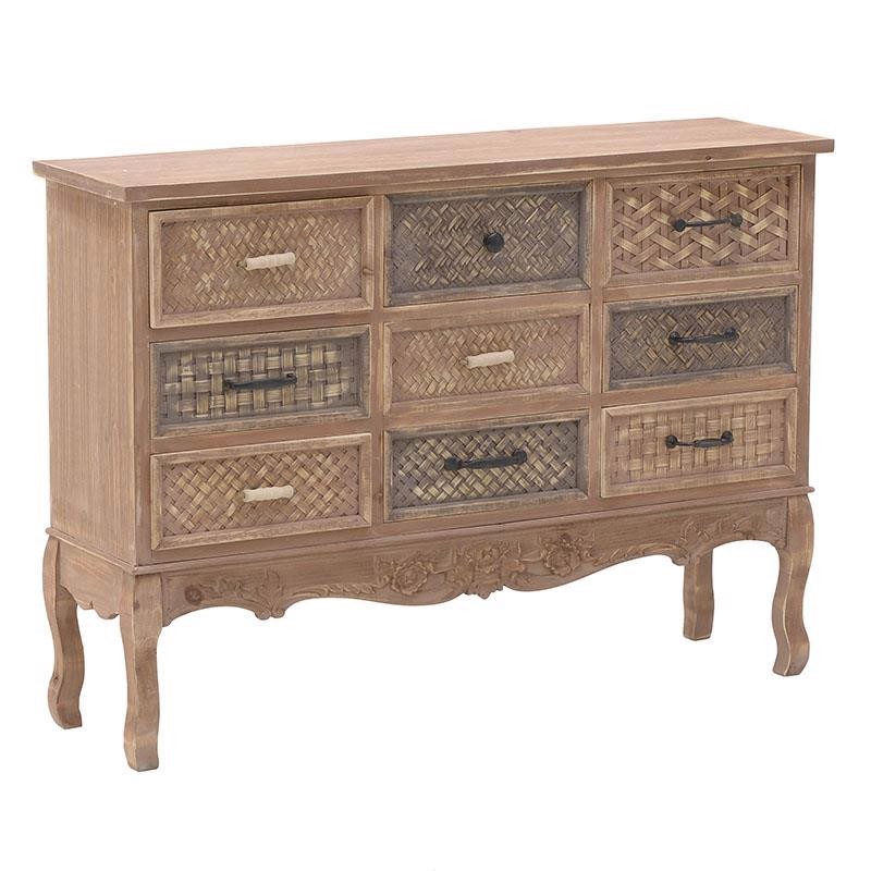 INART ΣΥΡΤΑΡΙΕΡΑ ΞΥΛΙΝΗ NATURAL 112X30X80 3-50-156-0065