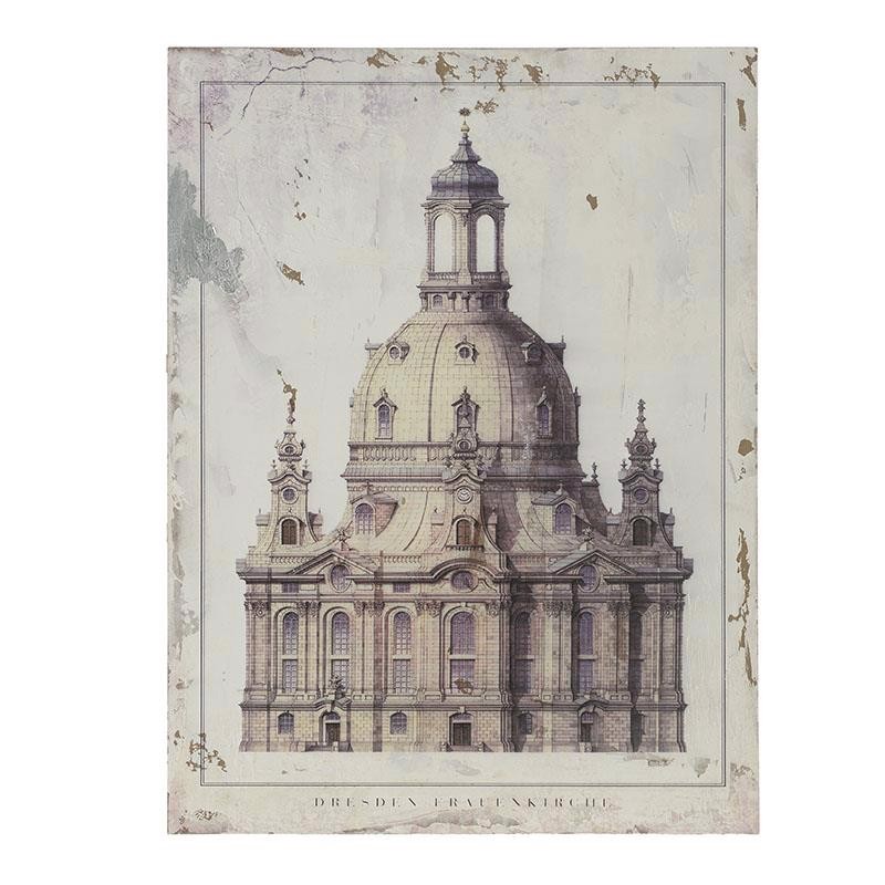 INART ΠΙΝΑΚΑΣ ΞΥΛΙΝΟΣ PRINTED DRESDEN FRAUENKIRCHE 60X80 3-90-271-0014