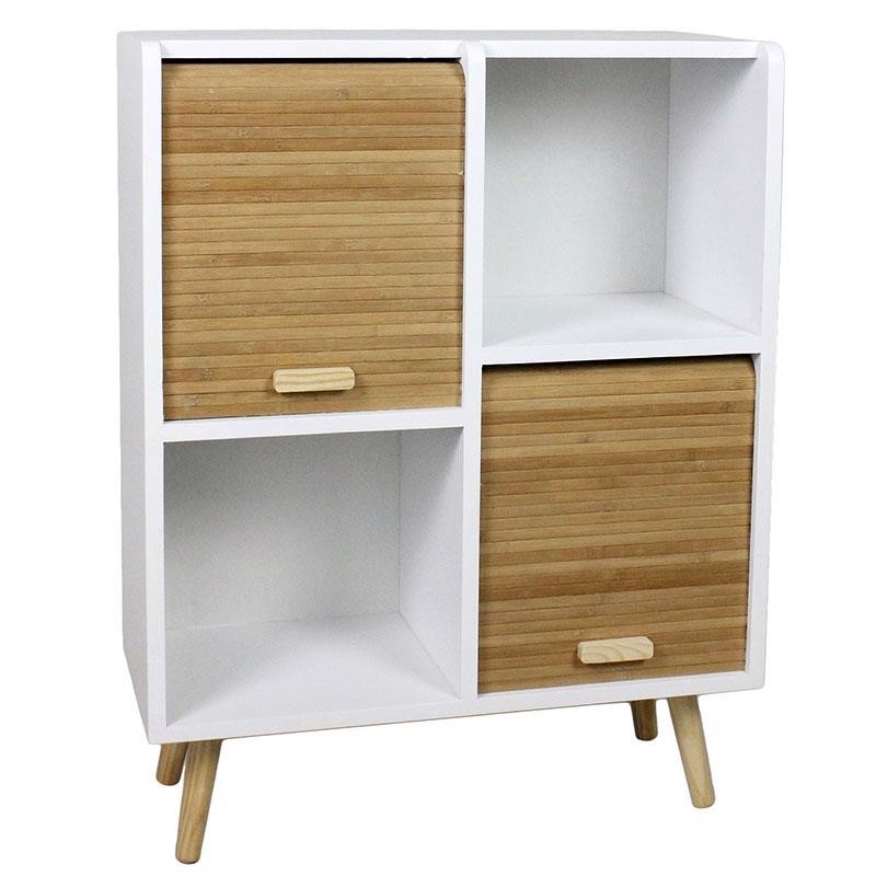 INART ΝΤΟΥΛΑΠΙ ΞΥΛΙΝΟ ΛΕΥΚΟ NATURAL 59Χ25Χ74 3-50-861-0070