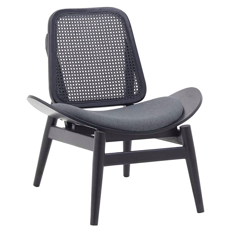 INART ΚΑΡΕΚΛΑ ΞΥΛΙΝΗ ΜΑΥΡΗ 75X72X81/40 3-50-941-0008