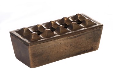 Τασάκι Αντιανεμικό Αλουμινίου Μπρονζέ 18Χ8Χ7εκ FLA220 Espiel