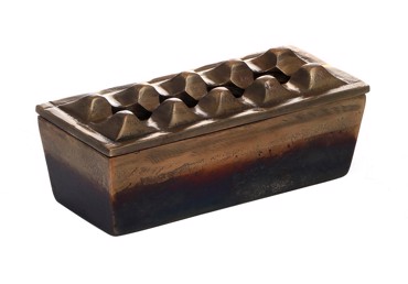 Τασάκι Αντιανεμικό Αλουμινίου Μπρονζέ Αντικέ 18Χ8Χ7εκ FLA221 Espiel