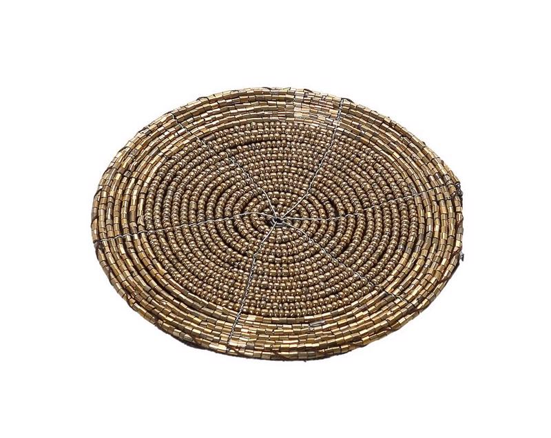 Σουβέρ Στρογγυλό Χρυσό 10εκ YRA118K6 Espiel