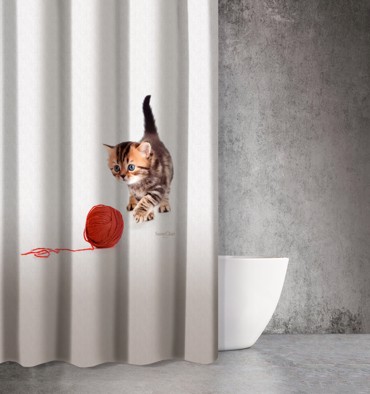 Κουρτίνα Μπάνιου 180X200 Saint Clair Animals Des 210