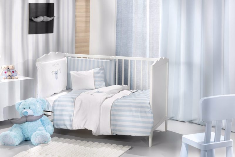 Σετ Βρεφικό Κρεβάτι 5τεμάχια JIMMY Saint Clair Bebe 160X220