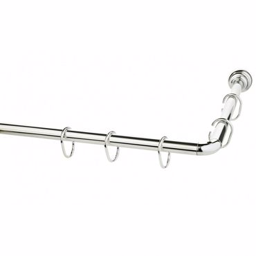 Grekon Βραχίονας μπάνιου 1270 γωνιακός 170x80cm χρώμιο