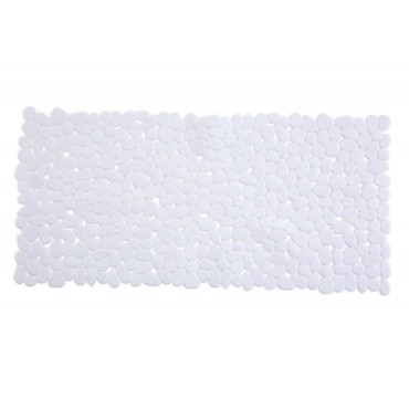 Dimitracas Πατάκι Αντιολισθητικό Λευκό 'Riverstone' 36x71cm 00231.001 Dimitracas Πατάκι Αντιολισθητικό Λευκό 'Riverstone' 36x71cm 00231.001