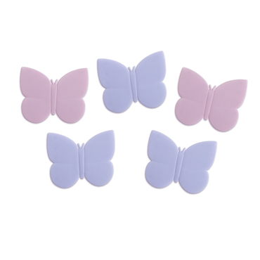 Dimitracas Σετ των 5 Μικρά Αντιολισθητικά Πατάκια Μπάνιου Ροζ/Μωβ 00265.012