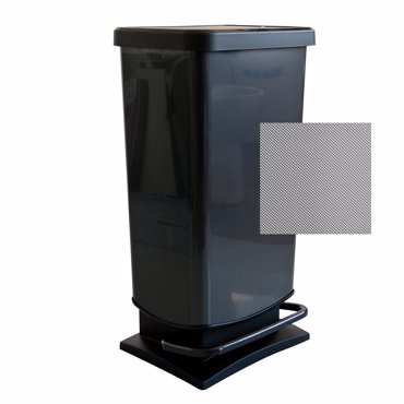 Dimitracas Χαρτοδοχείο PASO Πλαστικό Μαύρο 40lt 35.3x29.5x67.6cm Soft Close 06904.001