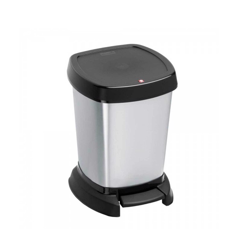 Dimitracas Χαρτοδοχείο 6lt 'Paso' Ασημί 06973.001