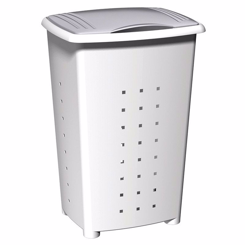 Dimitracas Καλάθι Απλύτων TATAY MILLENIUM Πλαστικό Λευκ