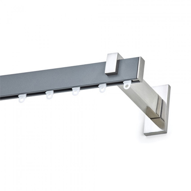 Κουρτινόξυλα agiovlasitishome - ΣΗΜΑΝΤΙΚΟ: Σε περίπτωση διαφοράς τιμής από το κατάστημα ισχύει παντα και μόνο η τιμή του καταστήματος Σιδηρόδρομος Flat Αλουμινίου 'EAGLE' Νίκελ/MY-07 (Μονός