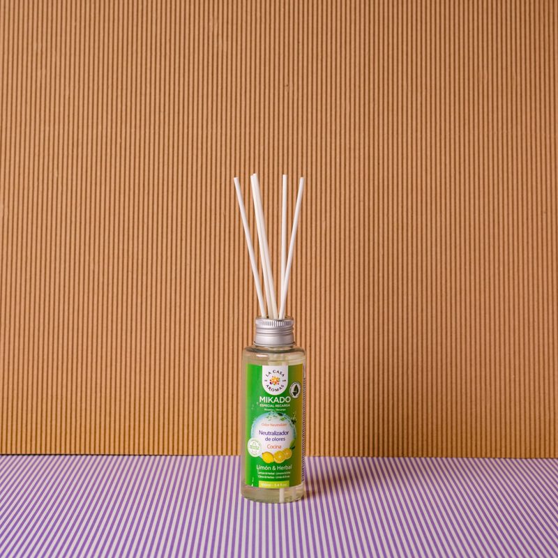 Αρωματικό Χώρου με Sticks για Απορρόφηση Οσμών με Άρωμα Λεμόνι & Βότανα 100ML 050122