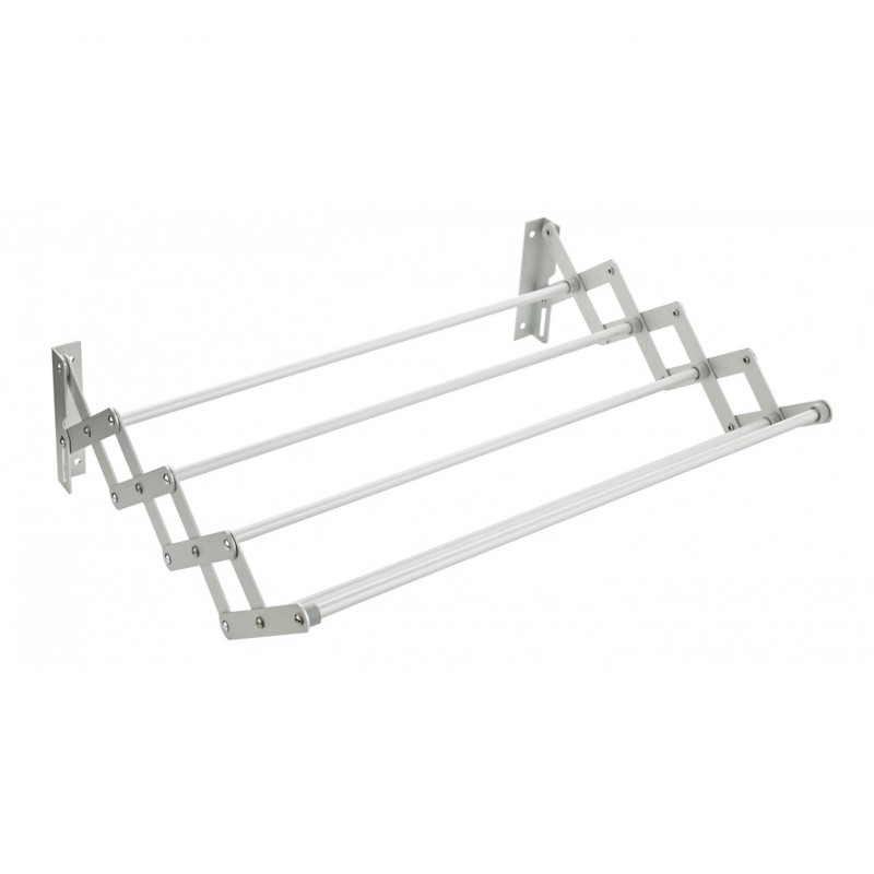 GREKON Πτυσσόμενη Απλώστρα Βιδωτή από Αλουμίνιο 40x120cm GK1191120