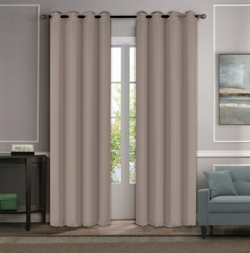 Import Hellas Κουρτίνα Blackout με Τρουκς 140x270 Μπεζ