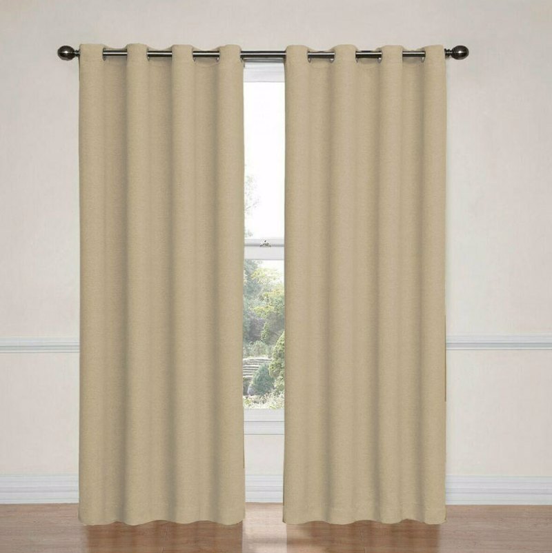 Import Hellas Κουρτίνα Blackout με Τρουκς 140x270 Κρεμ