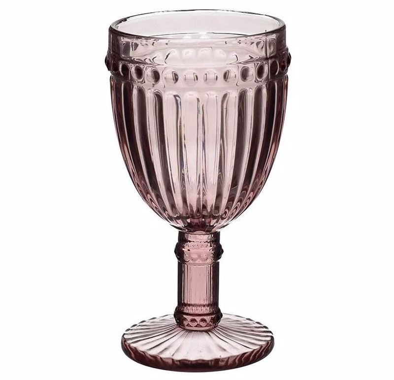 INART ΣΕΤ ΤΩΝ 6 ΠΟΤΗΡΙ ΚΡΑΣΙΟΥ ΡΟΖ 227ML Δ8Χ15 3-60-504-0003