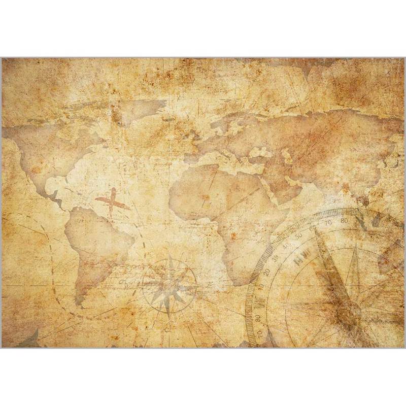 Agiovlasitishome - ΣΗΜΑΝΤΙΚΟ: Σε περίπτωση διαφοράς τιμής από το κατάστημα ισχύει παντα και μόνο η τιμή του καταστήματος Ρόλερ με Ψηφιακή Εκτύπωση 'Vintage Map' Α0904