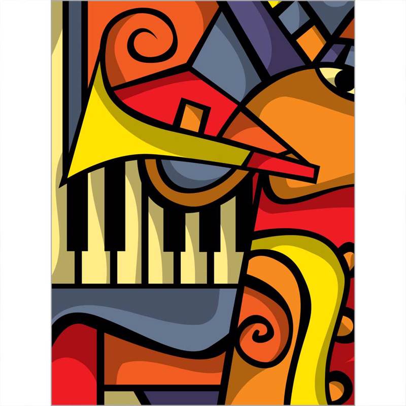 Κουρτίνες, στόρια agiovlasitishome - ΣΗΜΑΝΤΙΚΟ: Σε περίπτωση διαφοράς τιμής από το κατάστημα ισχύει παντα και μόνο η τιμή του καταστήματος Ρόλερ με Ψηφιακή Εκτύπωση Abstract 'Jazz' A1113