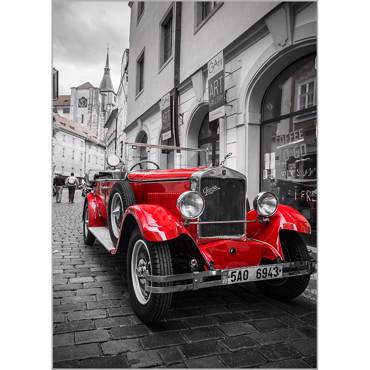 Ρόλερ με Ψηφιακή Εκτύπωση 'Vintage Car' Α1220