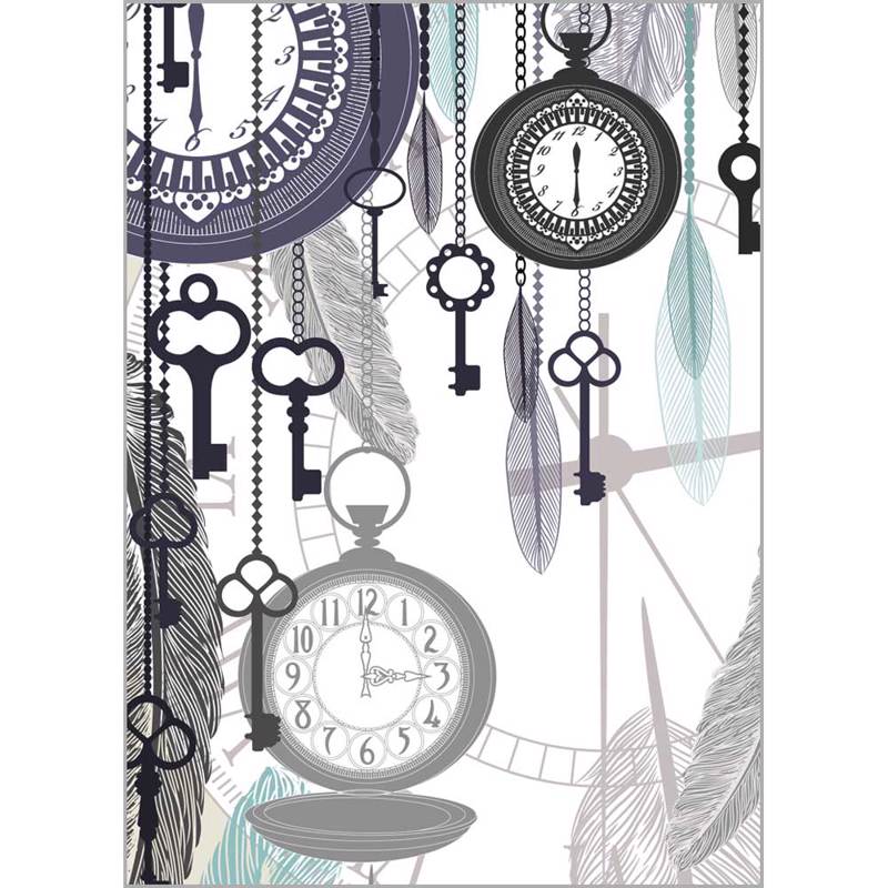 Κουρτίνες, στόρια agiovlasitishome - ΣΗΜΑΝΤΙΚΟ: Σε περίπτωση διαφοράς τιμής από το κατάστημα ισχύει παντα και μόνο η τιμή του καταστήματος Ρόλερ με Ψηφιακή Εκτύπωση 'Clocks' Α1303