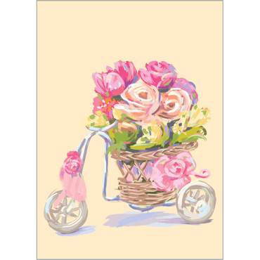 Ρόλερ με Ψηφιακή Εκτύπωση 'Roses' Α1514