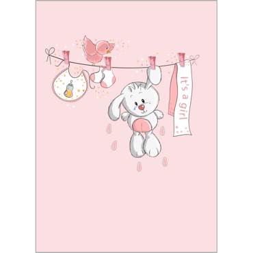 Ρόλερ με Ψηφιακή Εκτύπωση 'It'S A Girl' Α1612