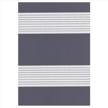 ZS118 Double Ρόλερ Ρυθμιζόμενης Σκίασης 'Zebra' Γκρι Σκούρο