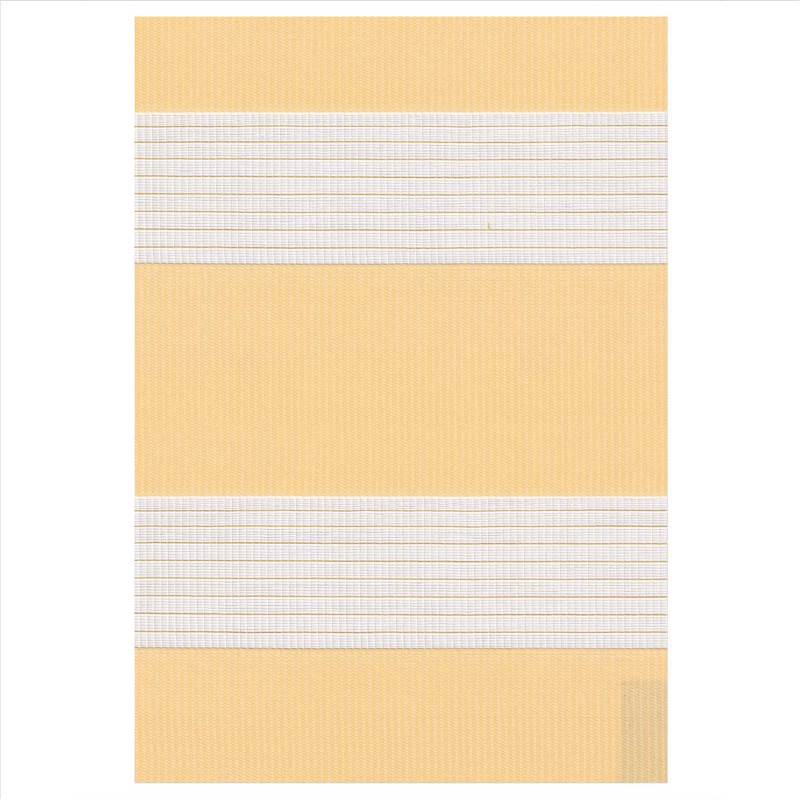 ZS207 Double Ρόλερ Ρυθμιζόμενης Σκίασης 'Zebra' Κρεμ