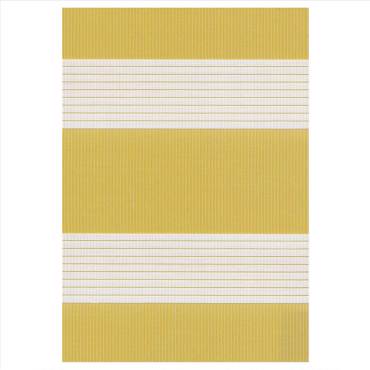 ZS209 Double Ρόλερ Ρυθμιζόμενης Σκίασης 'Zebra' Κίτρινο